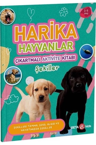 Harika Hayvanlar - Çıkartmalı Aktivite Kitabı - Buket Kurt - Beta Kids Harika Hayvanlar - Çıkartmalı Aktivite Kitabı - Buket Kurt - Beta Kids