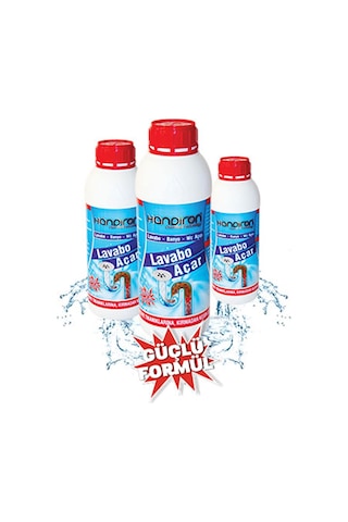 Handiron Lavabo Açıcı Banyo Gider Tıkanık Sıvı Açıcı 2000 Gr