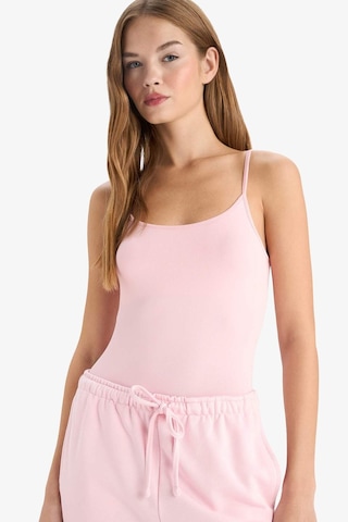 Defacto İnce Askılı Basic Düz Çıtçıtlı Body F9522ax25aupn440 Pembe-pn440