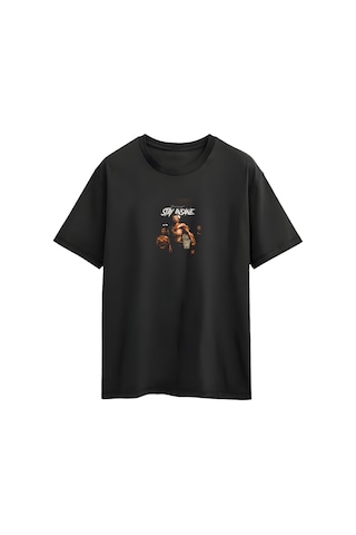 Fight Club - Stay Insane Tişört - Xl Beyaz - Siyah