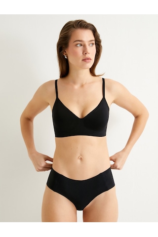 Koton Lazer Kesim Külot Brief Normal Bel Siyah 4slk30083mk Siyah