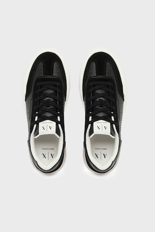 Armani Exchange Süet Detaylı Sneaker Ayakkabı Erkek Ayakkabı Xm002688 Af21419 Uc001 Siyah