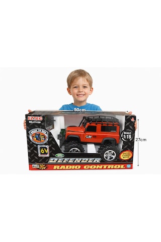 Uzaktan Kumandalı Land Rover Defender Sarjlı Oyuncak Kırmızı