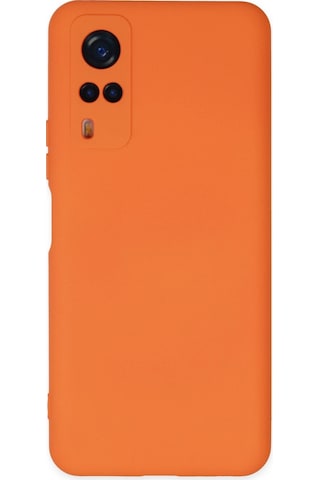 Cosmotex Newface Vivo Y53s Kılıf Nano İçi Kadife Silikon - Turuncu