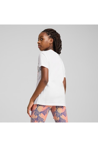 Puma Butterfly Vıbe Genç Logolu Antrenman Tişörtü 629884 02 - Beyaz