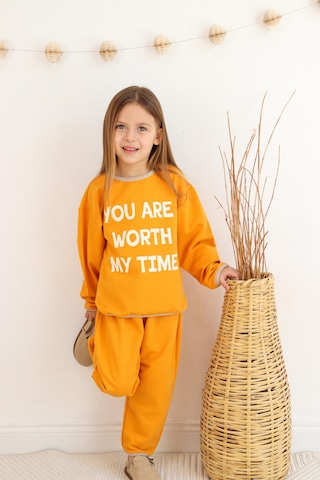 MiaBaby 2 Li Takım Baskılı İki İp HARDAL