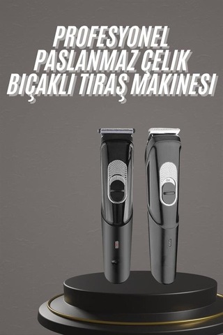 Pro Şarjlı Saç Sakal Tıraş Makinesi Ense Kesme Makinesi Lazer Öncesi Kısaltma 1 - 2 Saat