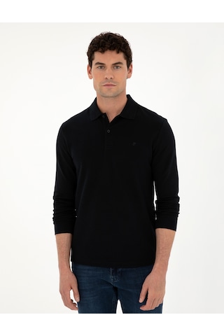 Pierre Cardin Erkek Siyah Sweatshirt 50294438-VR046 Siyah