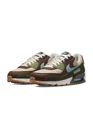 Nike Air Max 90 Leather Sneaker Green Hakiki Deri Unisex Günlük Spor Ayakkabı Yeşil Yeşil