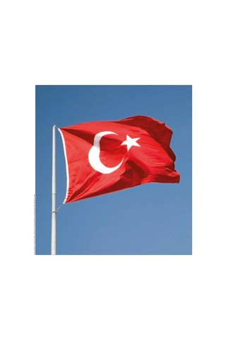 Türk Bayrağı Alpaka Kumaş 100x150cm. Kırmızı / 100 X 150 Cm