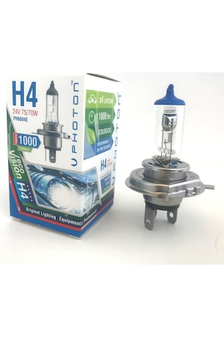 Photon H4 24V 75 70W Eco +%30 Fazla Işık