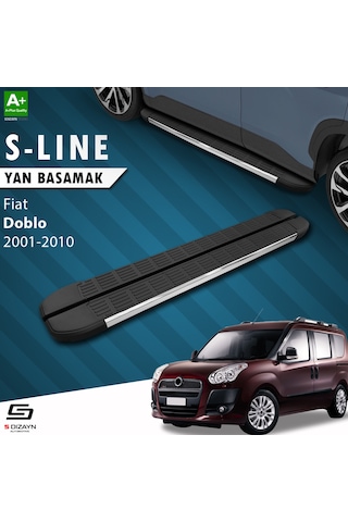 S-dizayn Fiat Doblo S-line Krom Yan Basamak 183 Cm 2001-2010