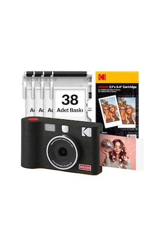 Kodak Mini Shot 2 Era Filmli Fotoğraf Makinesi + 30'lu Baskı Seti