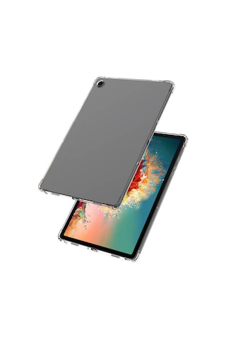 Goocamp Galaxy Tab A9 Kılıf Uyumlu Tablet Nitro Anti Shock Silikon Kapak-renksiz Tablet Kılıfı