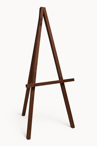 Ceviz Ahsap Resim Standi Sovale 120x50 Cm Cın092