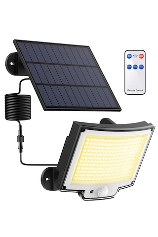 Greentech Güneş Enerjili, Hareket Sensörlü, 228 Boncuk Led Aydınlatma / Gt-sl33 228 Boncuk Led