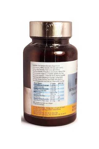 2 Adet Balen Reston Bitki Ekstraktları ve Vitamin 500 MG 60 Tablet