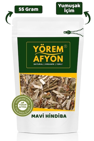 Yörem Afyon Meşhur Tunceli Dağ Eteklerinden Toplanmış Mavi Hindiba Otu, Mavi Kantaron Cichorium Intybus 35gr