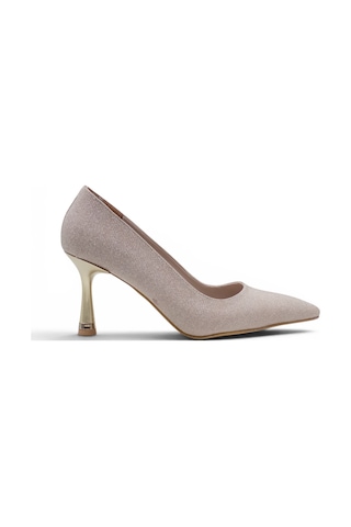 Shoes 1905 Simli Kadın Stiletto Altın