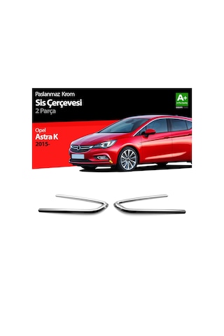 S-Dizayn  Opel Astra K Hb Krom Sis Farı Çerçevesi 2 Prç 2015-2019
