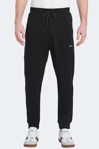 Slazenger Oluften I Erkek Cepli Siyah Eşofman Altı Siyah