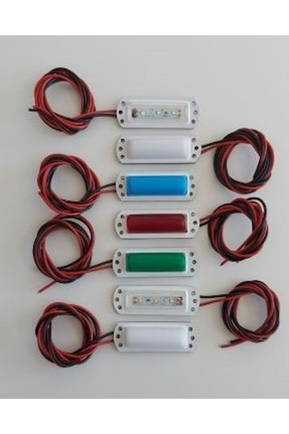 Ayge Su Geçirmez Marine Yat Tekne Karavan12V DC / 9 CM (BEYAZ)