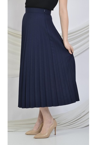 SORALLİNE KADIN PLİSOLEY ETEK 781 LACİVERT Lacivert