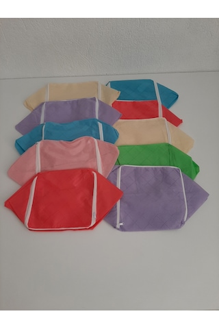 Mef Collection Çorap Hurcu 10'lu Çok Renkli