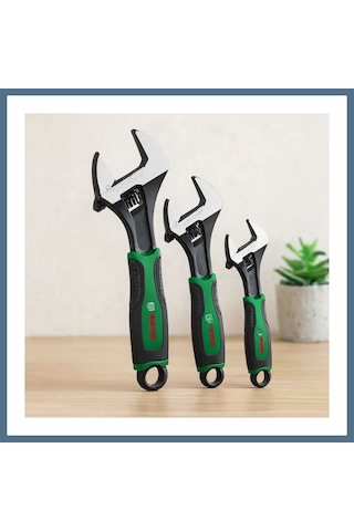 Buradabulabilirsin İngiliz Anahtar Ve Kurbağacık Seti 3 Parça 6"-8"-10" / 150-200-250 Mm Bbz