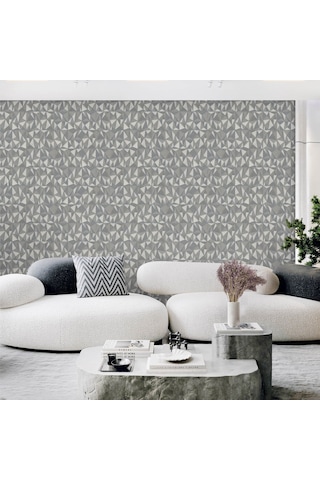 Adawall Omega 23204-5 Çizgili Modern Geometrik Desenli Düz Sade Duvar Kağıdı