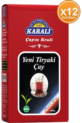 Karali Yeni Tiryaki Dökme Çay 12 x 1 KG