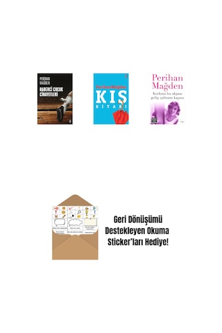 Haberci Çocuk Cinayetleri + Kış Kitabı + Korkma Bu Akşam Gelip Çalmam Kapını + Okuma Sticker'ları