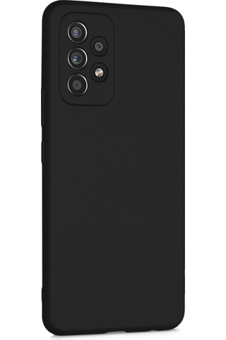 Microsonic Matte Silicone Samsung Galaxy A33 5G Kilif Siyah 539561222
