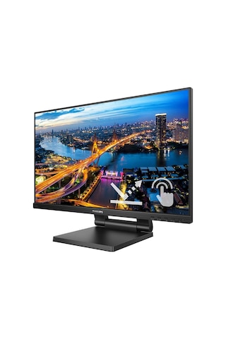 21.5 222b1tc/00 Ips 4ms 75mhz 1xvga 1xhdmı 1xdp 1xusb 3.2 Fhd 1920x1080 Hoparlör Dokunmatik Ekran Vesa Siyah