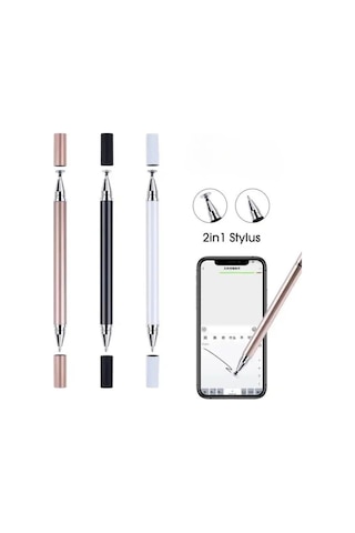 Vos Versa VVKATT 001001 2 İn1 Telefon Ve Tablet Kalemi Pembe