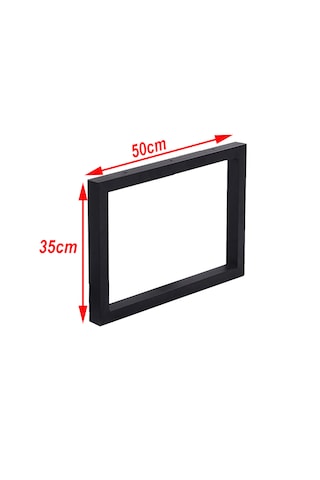 Bank Ayağı Bench Puf Orta Sehpa Ayakları 2 Adet 35 Cm Metal Ayak