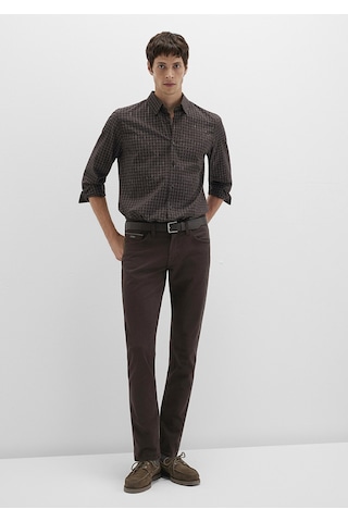 Mavi - Jake Mavi Black Koyu Kahverengi Gabardin Pantolon 0042290686 Kahverengi
