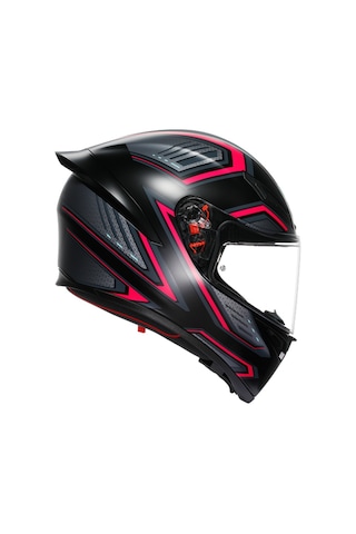 Agv Kask/k1 S E2206 Slıng Matt Black Pınk Configuration Çok Renkli
