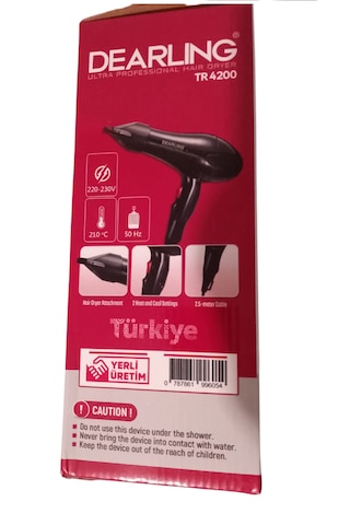 Dearling TR4200 2500W Saç Kurutma Makinesi