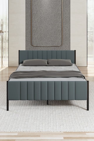 Lotus Metal Karyola 140x200 Cm Antrasit Renk 140 x 200 CM