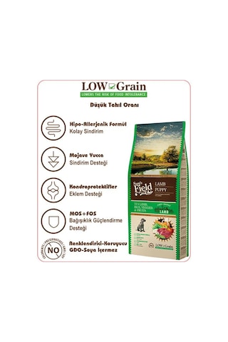 Sam's Field Puppy Hypo Allergenic Kuzu Etli Düşük Tahıllı Yavru Köpek Maması 2500 G