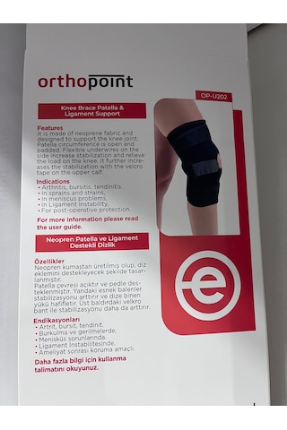 Patella Ligament Destekli Dizlik - Bedensiz