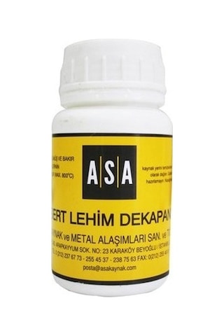 Asa BoRaks Uyumlu Kaynak Dekapanı 100 G Asa BoRaks Uyumlu Kaynak Dekapanı 100 G