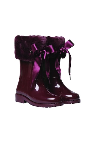 Vı Burgundy Bot Yağmur Kız Çocuk Lorca Toni Pons Raın Boots In Glossy Rubber Vı Burgundy