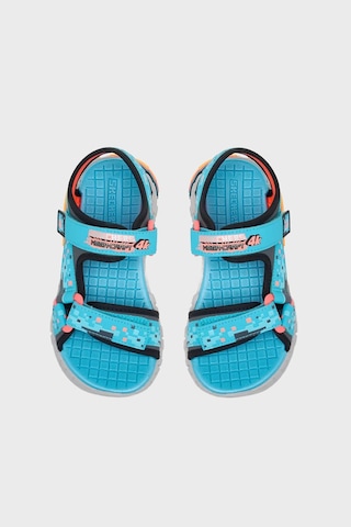 Skechers Erkek Çocuk Sandalet 402161l Tqbk Turkuaz-siyah Turkuaz-siyah