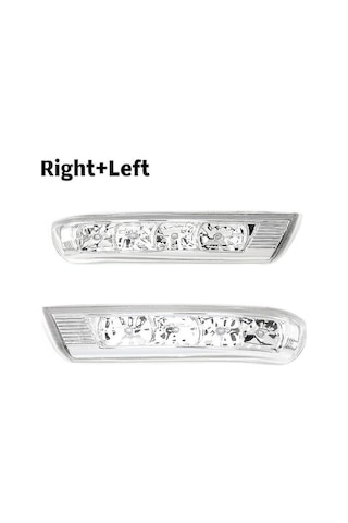 Vkemall Araba Dikiz Aynası Led Dönüş Sinyal Lambası Tekrarlayıcı Lambası Hyundai Santa F Çok Renkli