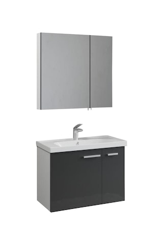 Denko Terra 80 Cm Mdf Banyo Dolabı Takımı Çok Renkli