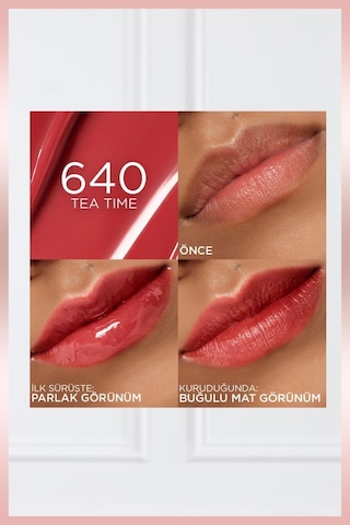 Hyaluron Lip Tint Dudak Parlatıcı - 640 Tea Time 3600524242794-11062 Diğer