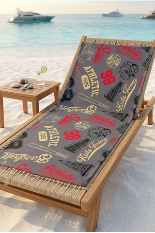 Game Day Gri - Antrasit Plaj Havlusu 70 X 150 Cm Gri - Antrasit