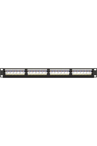 Ager Ac-611-24e 8p8c,lsa,altın Kontak 24 Port Cat6 Dolu 1u Zırhsız Patch Panel
